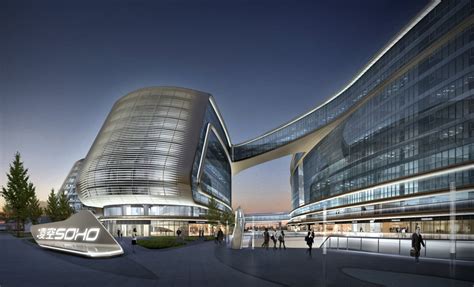 World Of Architecture Futuristic Sky Soho By Zaha Hadid Architects