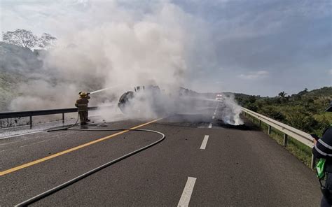 Accidente En Carretera Volcadura De Pipa Con Di Sel El Sol De M Xico