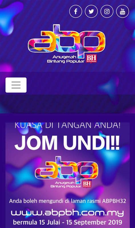 Anugerah ini diadakan pada 7 oktober 2018 di pusat konvensyen antarabangsa putrajaya, putrajaya dan disiarkan secara langsung melalui tv3, hot fm dan kool fm. 📢 Vote for GD in Anugerah Bintang Popular Berita Harian ...