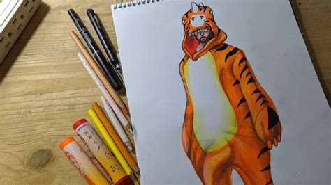 DIBUJANDO LA SKIN DEL DINO TIGRE - DIBUJOS DE FREE FIRE - YouTube