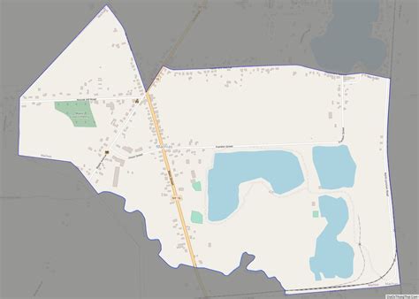 Map Of Machias CDP New York