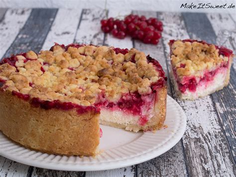 Johannisbeere-Streusel- Kuchen Rezept