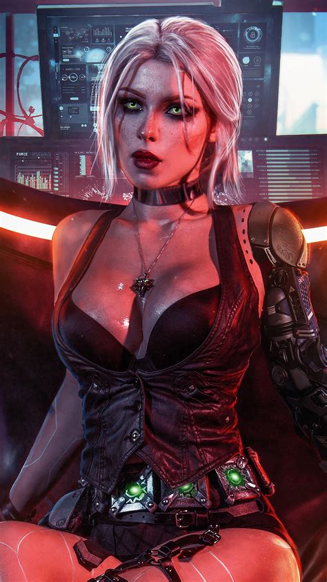 Cyberpunk 2077 Ciri 4k 133 Wallpaper Pc Desktop