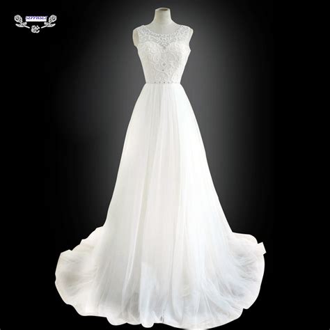 2017 New Design Fashion Women Sexy Floor Length Wedding Dress With Crystal And Pearl Elegant