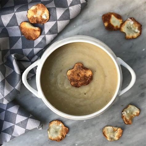 Jerusalem Artichoke Soup Tastebotanical Very Easy Vegetarian Recipe