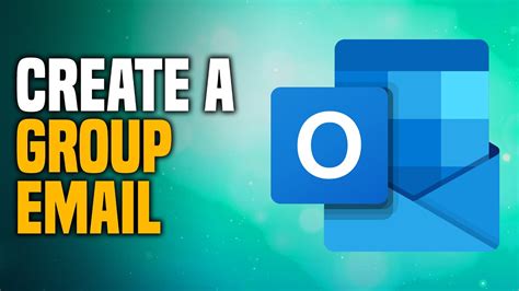 How To Create A Group Email In Outlook Simple Youtube