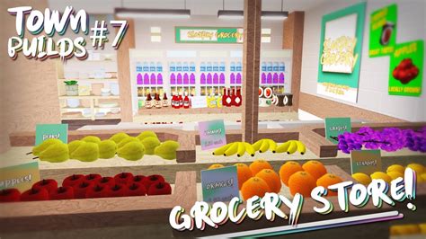 Simply Grocery Store Bloxburg Town Builds S2 Part 7 Youtube