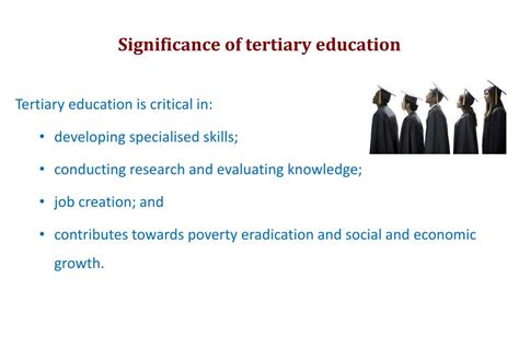 Ppt Increasing Access And Support To Tertiary Education Powerpoint