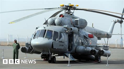 Indian Air Force Helicopter Crash Kills Seven Bbc News