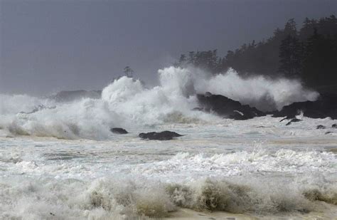 Winter Storm Watching Ucluelet Vancouver Island