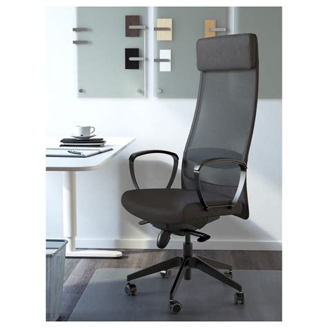 MARKUS Chaise de bureau, Vissle gris foncé  IKEA