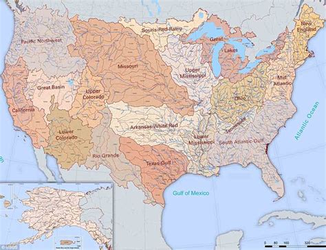 World Maps Library Complete Resources Maps Of The Us Rivers