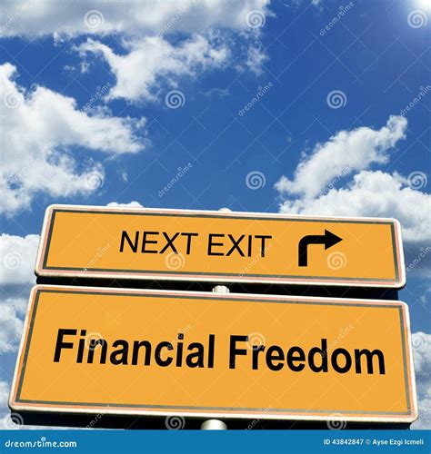 Financial Freedom stock image. Image of crossroads, business - 43842847