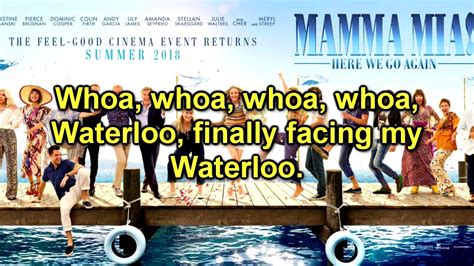 Mamma Mia - Here We Go Again - Track 6 - Waterloo (Karaoke/Instrumental