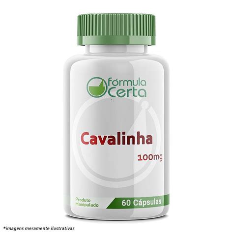 Cavalinha 100mg Cápsulas Farmácia De Manipulação Fórmula Certa