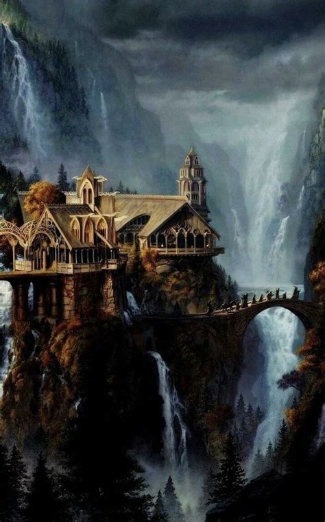 Rivendell Lotr Lord Of The Rings Middle Earth Art Tolkien Art