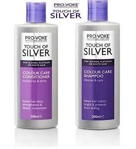 The woman bleached my hair twice in. Touch Of Silver Color Care Shampoo & Conditioner For ...