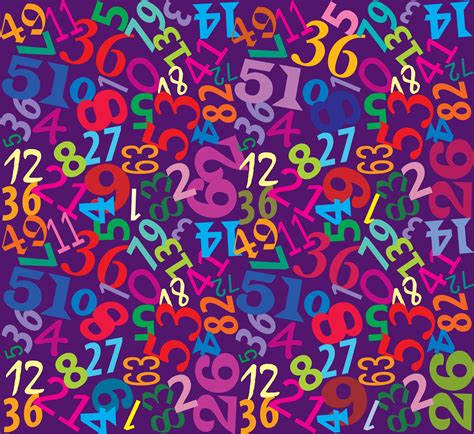 Numbers Seamless Multicolor Background 511336 Vector Art At Vecteezy