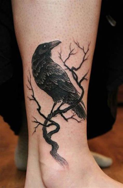 60 Mysterious Raven Tattoos Mysterious Ravens And Tattoo