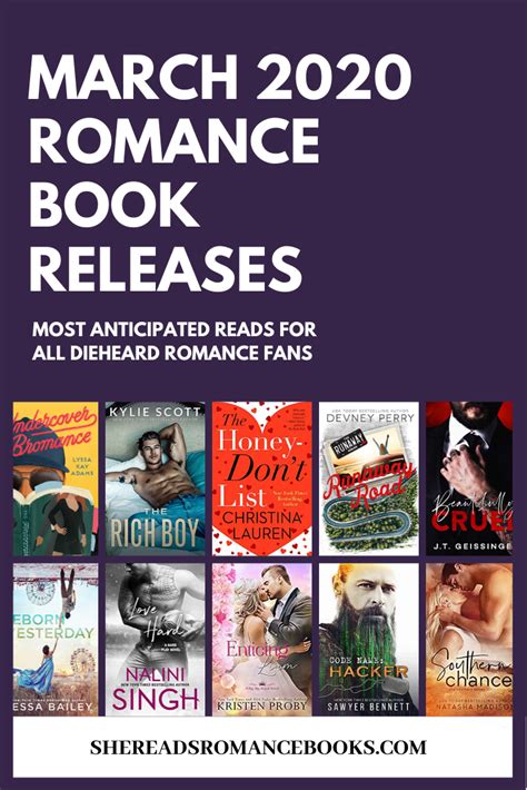 March 2020 Romance Book Releases She Reads Romance Books