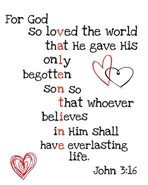 For God So Loved The World Valentine Free Printable This Printable
