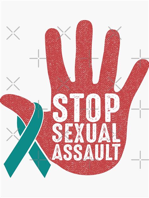 prevention sexual assault awareness month sticker by national sexual my xxx hot girl