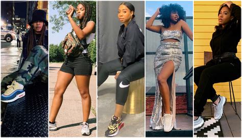 Black Women Wearing Air Max Sneakers 939 Wkys