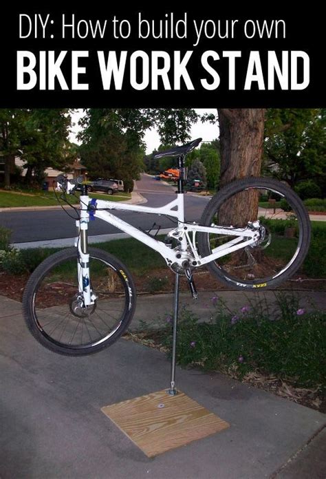 Diy bike stand, instructables you know it's a great tutorial when the materials needed are a 2×4. DIY: How to Build Your Own Bike Work Stand | Bike work ...