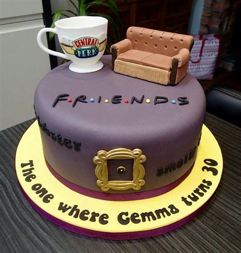 bolo de aniversario serie friends friends birthday cake friends cake cake