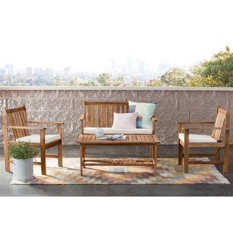 Joliet 4 Piece Sofa Set With Cushions And Reviews Birch Lane Outdoor