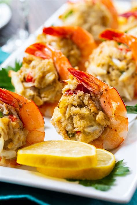 Crab Cake Stuffed Shrimp Spicy Southern Kitchen