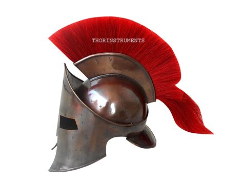 Buy Thor Instrumentsco 300 King Leonidas Spartan Helmet Red Plume
