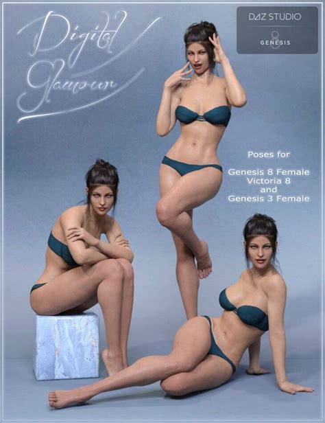 Z Glamour Model Poses For Genesis 8 Female And Victoria 8 Render State