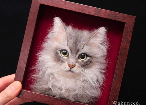 Realistic Cat Portraits By Wakuneco Daily Design Inspiration For