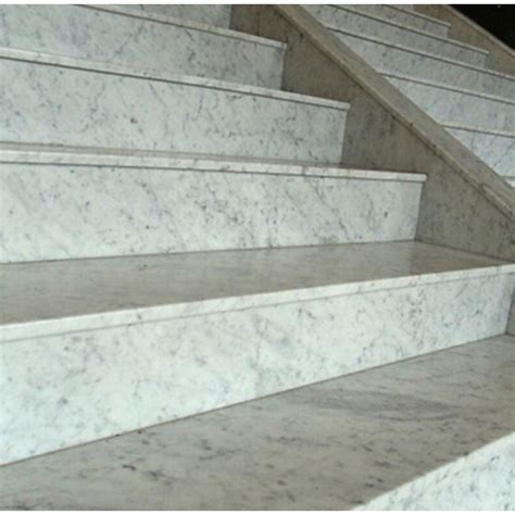 Get contact details & address of companies manufacturing and supplying marble staircase. Grooved Natural Stone Bianco Carrara White Marble Stair ...