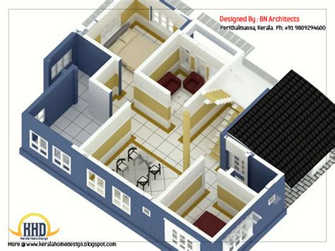 2 Storey House Design With 3d Floor Plan 2492 Sq Feet Indian House