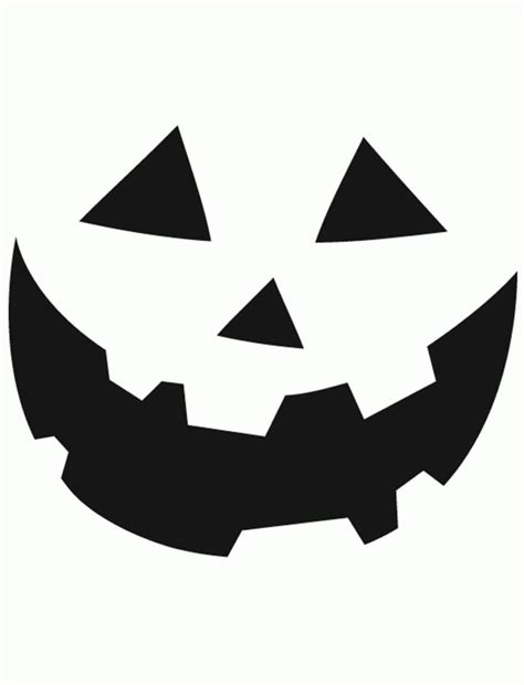 20 Scary Jack O Lantern Faces Templates