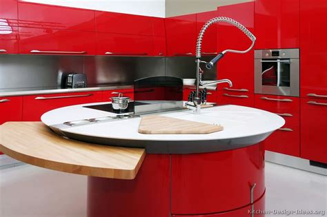 Pictures Of Kitchens Modern Red Kitchen Cabinets Kitchen 25