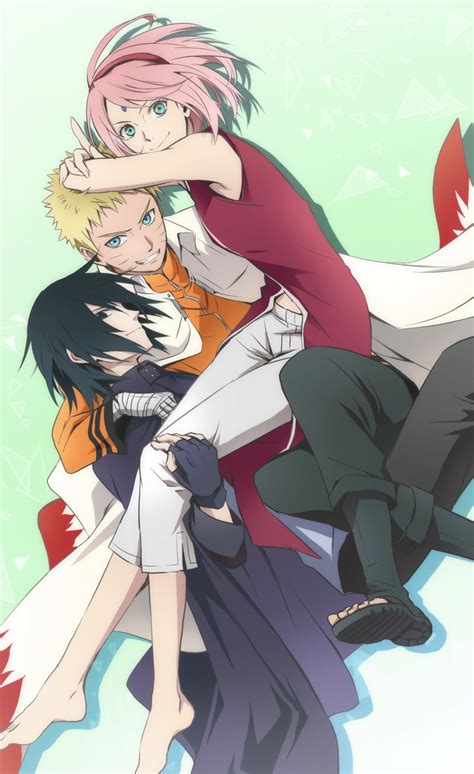 Haruno Sakura Uzumaki Naruto And Uchiha Sasuke Naruto And More