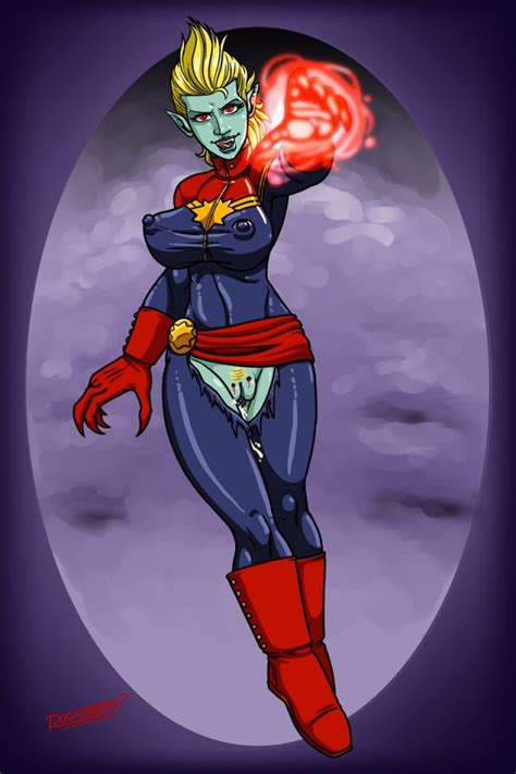 Captain Marvel Carol Danvers Transformation Vampire Captain Marvel