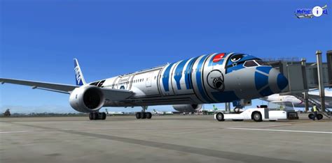 Video Dreamliner Boeing 787 9 In A Special Star Wars Ana Livery On