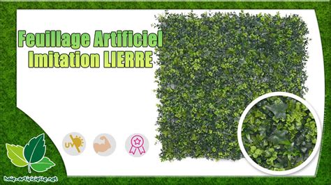 Feuillage Artificiel Imitation Lierre Haie Artificielle Net Youtube