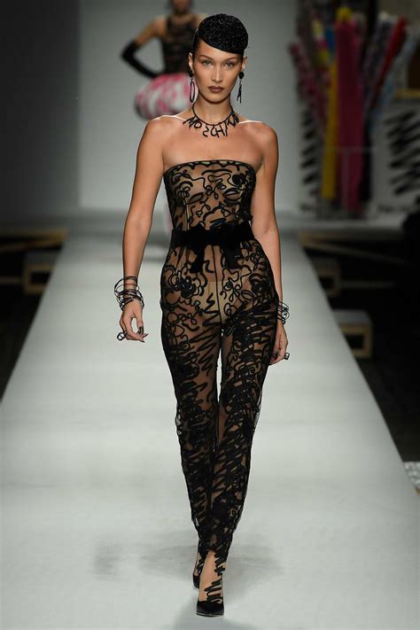 Bella Hadid Walks The Runway For Moschino Fashion Show Summerspring