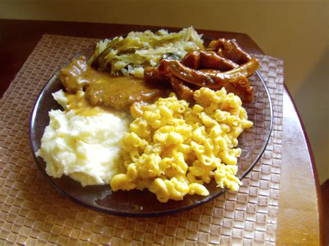 Soul Food, this is probably the most unhealthy yet comforting plate of