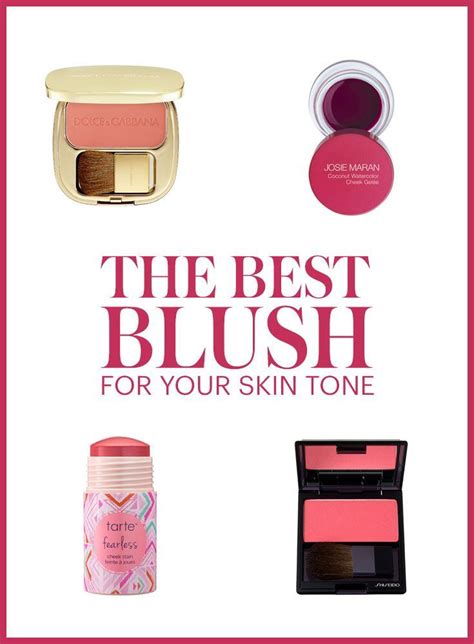 The Best Blushes For Your Skin Tone Skin Tones Blush Makeup Neutral