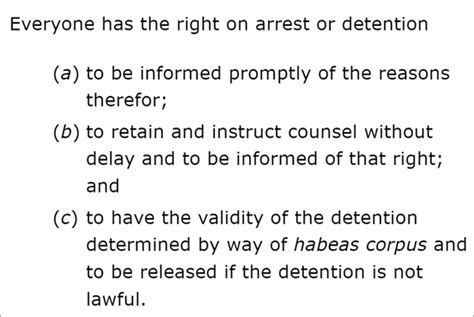 You may still navigate through international or canadian waters while in transit directly from one place outside. When arrested for murder by OPP, are Miranda rights given ...