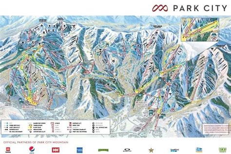 Park City Ski Resort Map Weather And Information Ski Utah