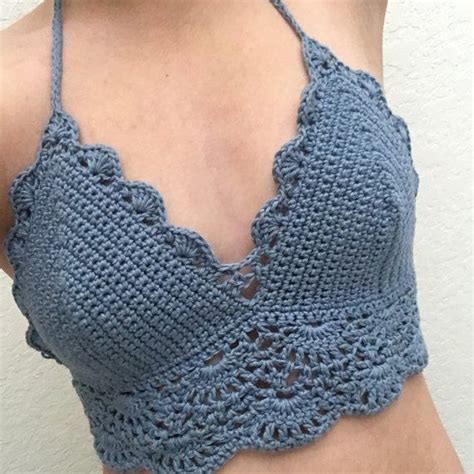 It can be worn in different styles under a kimono, a blouse, pair it with shorts, skirts or jeans it will look make this elegant summer crop top using this free crochet bralette pattern. Yellow Crochet Crop Top, Crochet Bralette, Festival Top ...