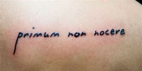 Primum Non Nocere фото татуировок