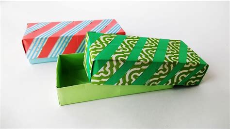Easy Rectangular Origami T Box For Christmas Birthday Valentines Day
